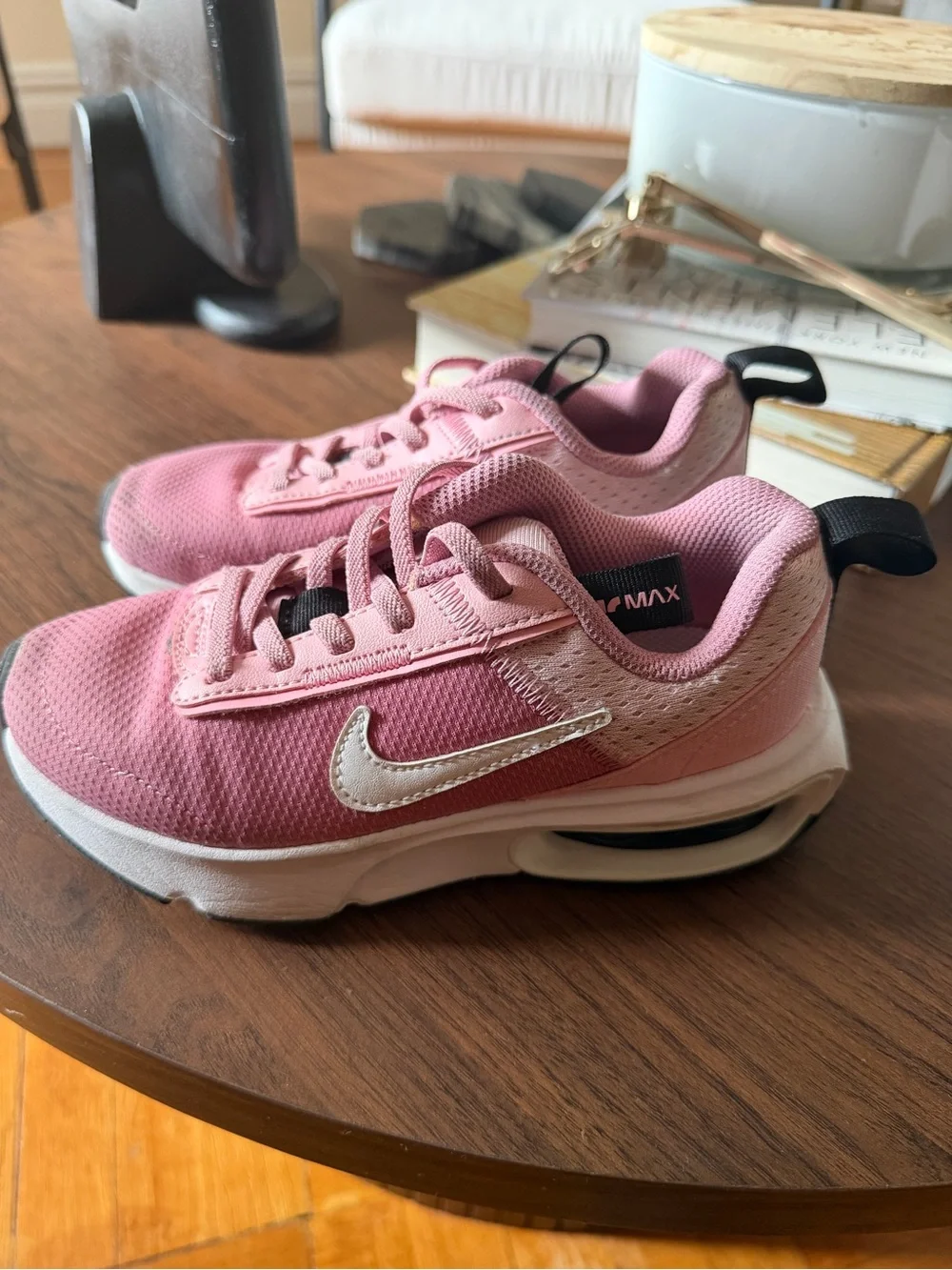 Nike Kids Pink & White Sneakers